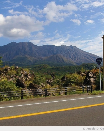 Le volcan de l’île de Sakurajima